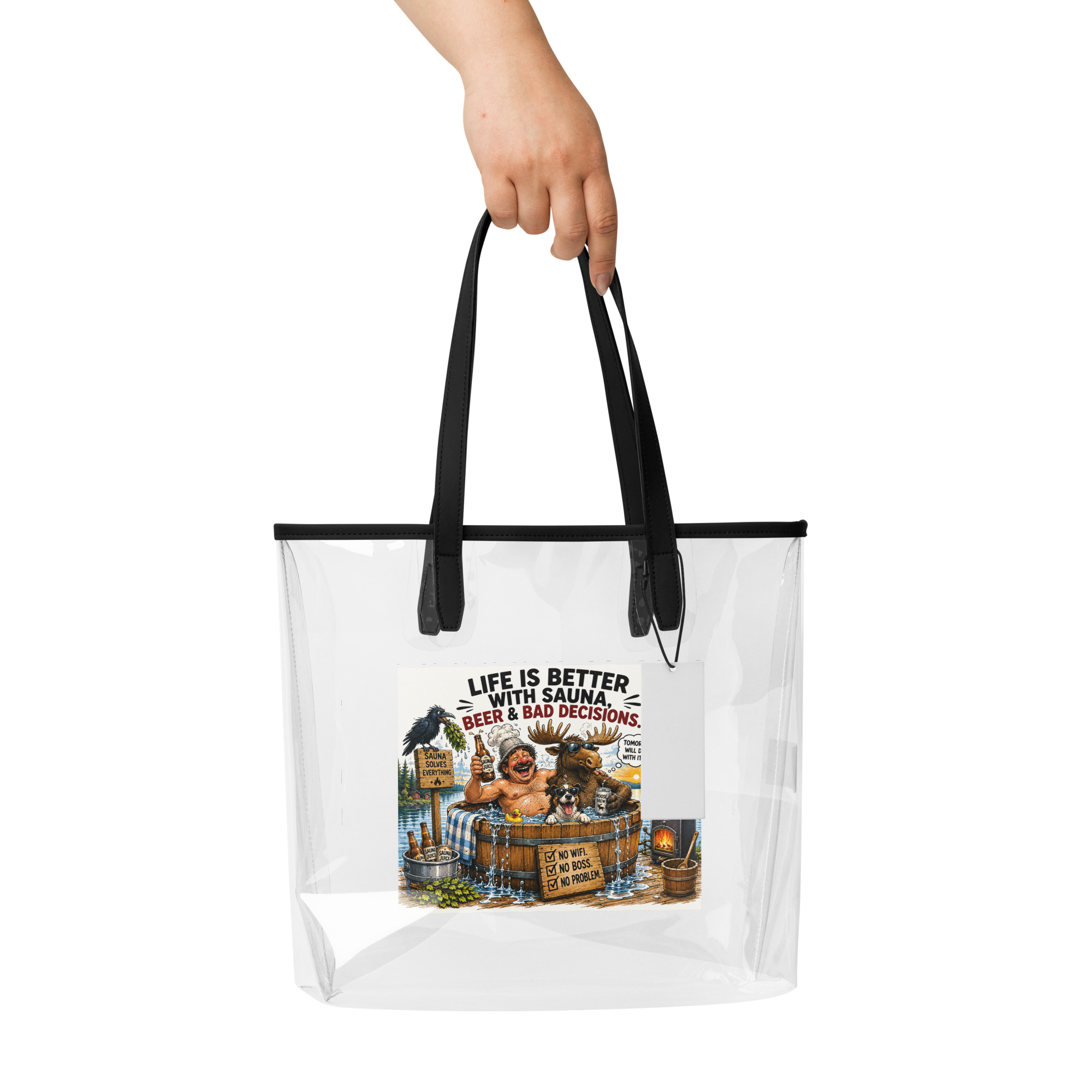 Saunakassi (Sauna Bag) Finnish theme (English content) - Image 2