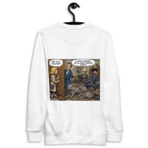 Villakoiria kotona long sleeve shirt (Finnish humor T-Shirt)